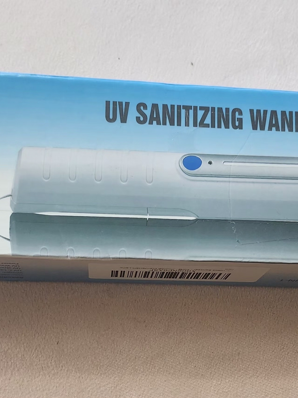 UV Sanitizing Wand Handheld Sanitizer - White/Blue Accent